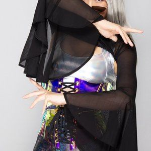 J Valentine Forsaken Bell Sleeve Shrug